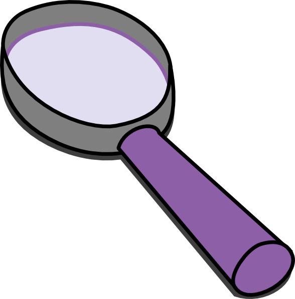 588x597 Purple Zoom Tool Clip Art