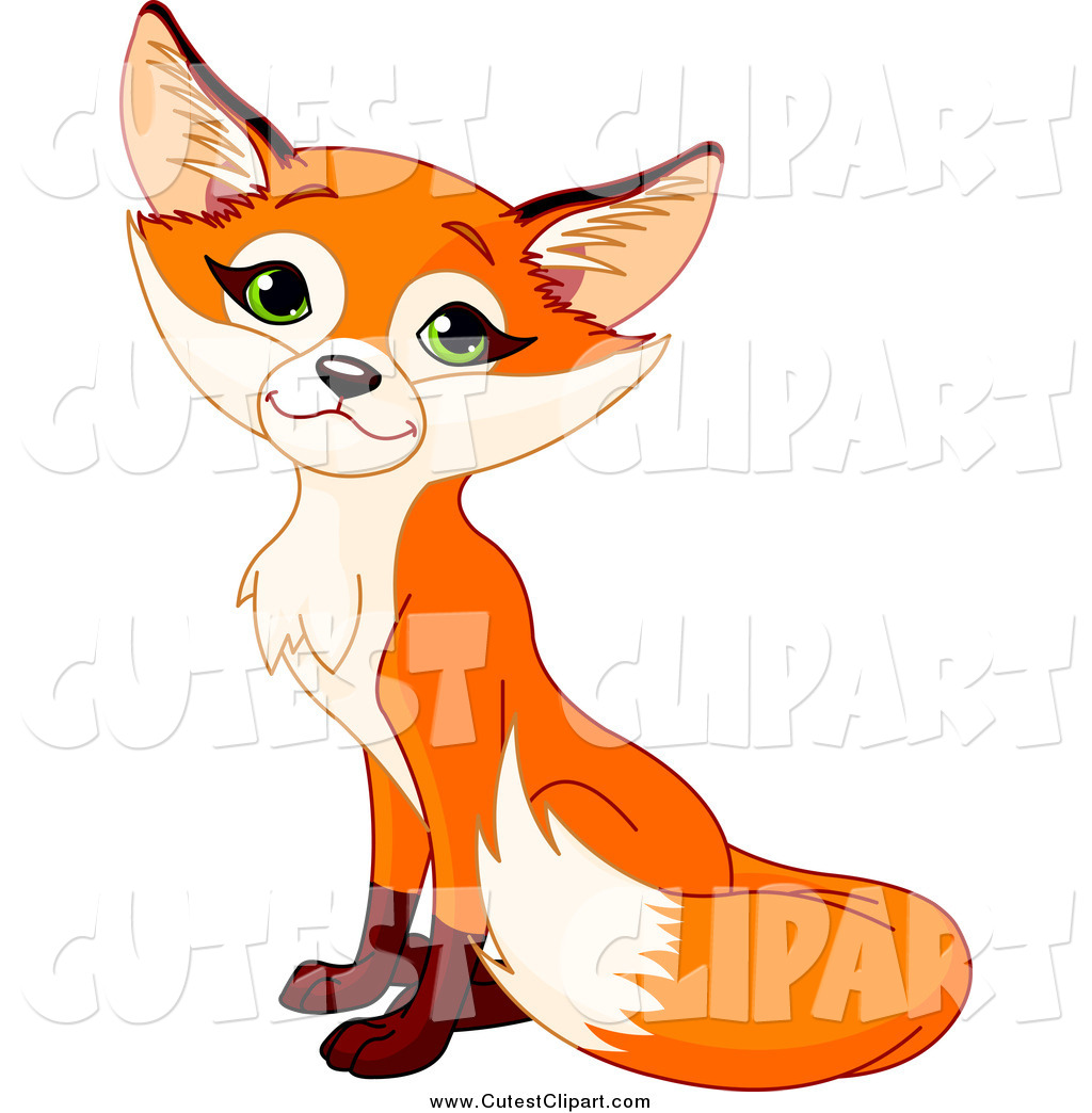 1024x1044 Vector Clip Art Of A Cute Fox Sitting By Pushkin