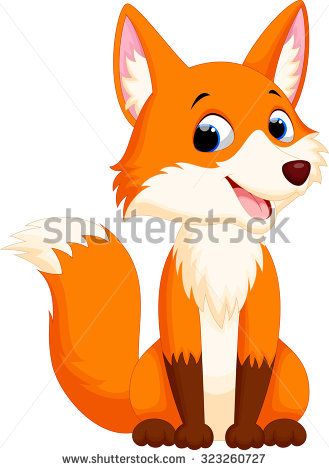 329x470 Lovely Cartoon Fox Zorro Stock