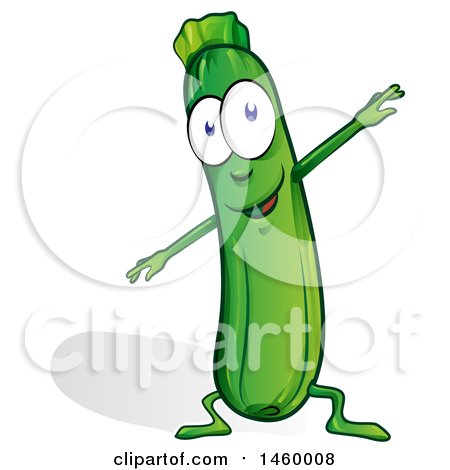 450x470 Royalty Free (Rf) Zucchini Character Clipart, Illustrations