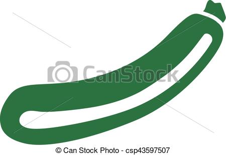 450x309 Zucchini Vector Clipart