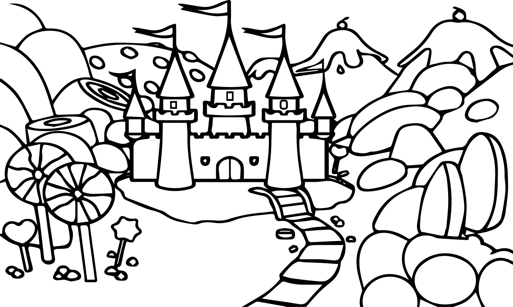 1771x1059 For Candyland Coloring Pages