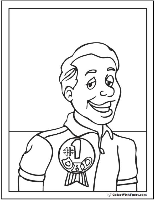 590x762 Father's Day Coloring Pages