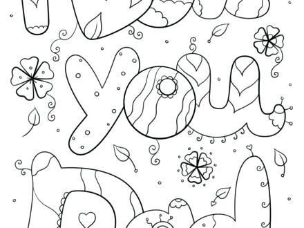 440x330 I Love You Dad Coloring Pages Number Dad Coloring Pages Mom