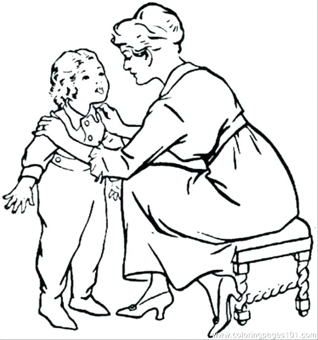 650x695 Mother And Father Coloring Pages Mom Coloring Pages Mom Coloring