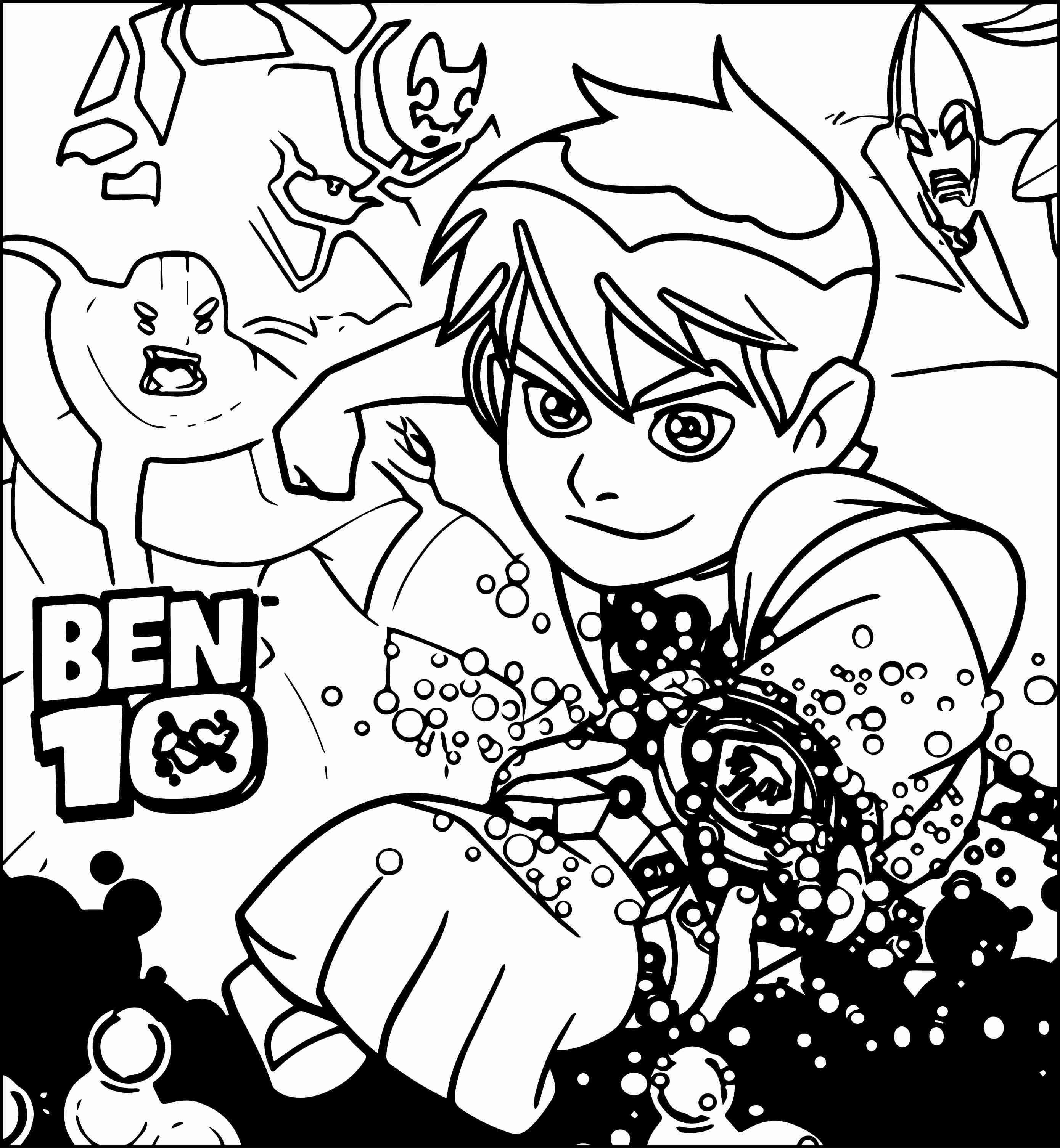 2779x3011 Free Printable Ben Coloring Pages For Kids Prepossessing Ten