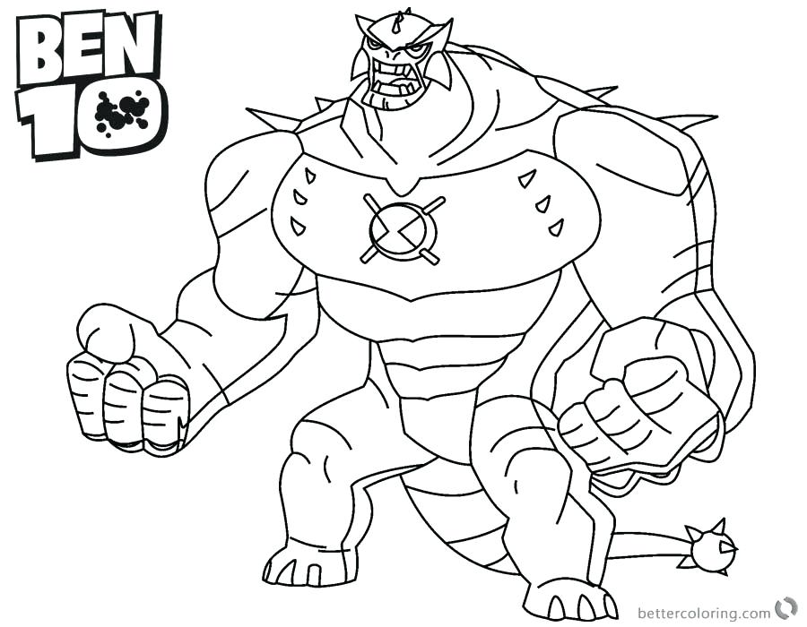 900x700 Ben Coloring Page Coloring Pages Ultimate Alien Force Printable