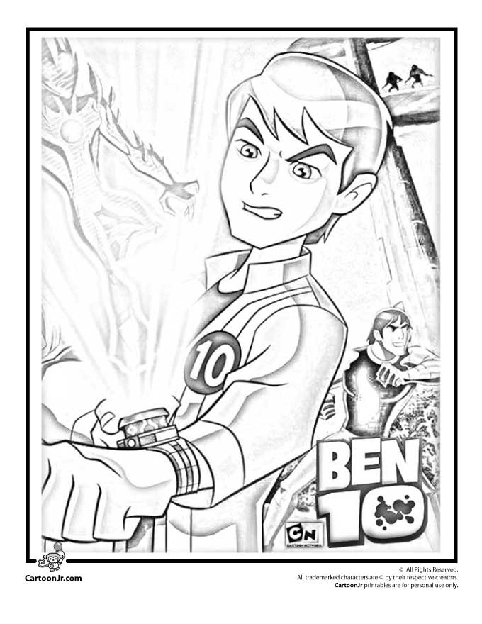 680x880 Ben Coloring Pages Ben And Watch Coloring Page Cartoon Jr