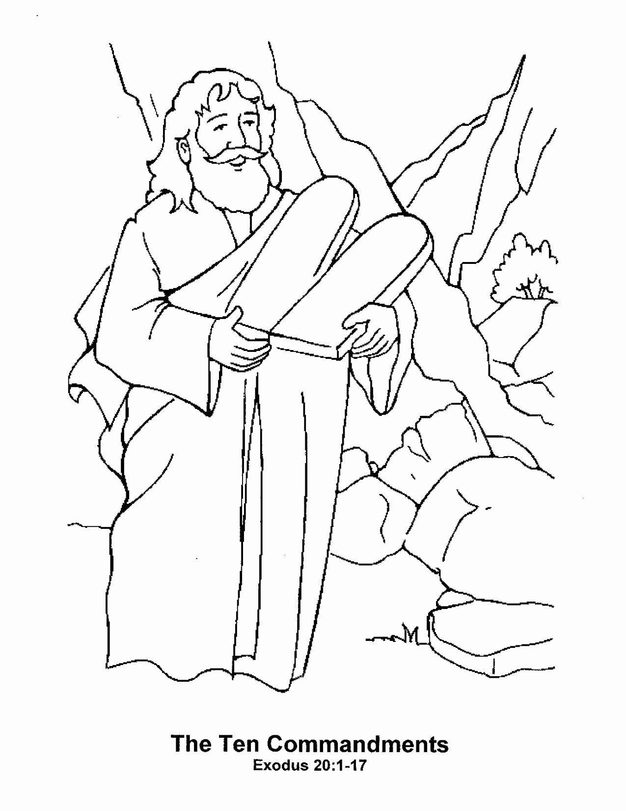 1275x1650 Commandments Coloring Pages Best Of Moses Coloring Pages
