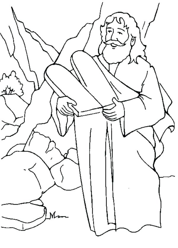 600x837 Commandments Coloring Pages Picture Of Ten Commandments