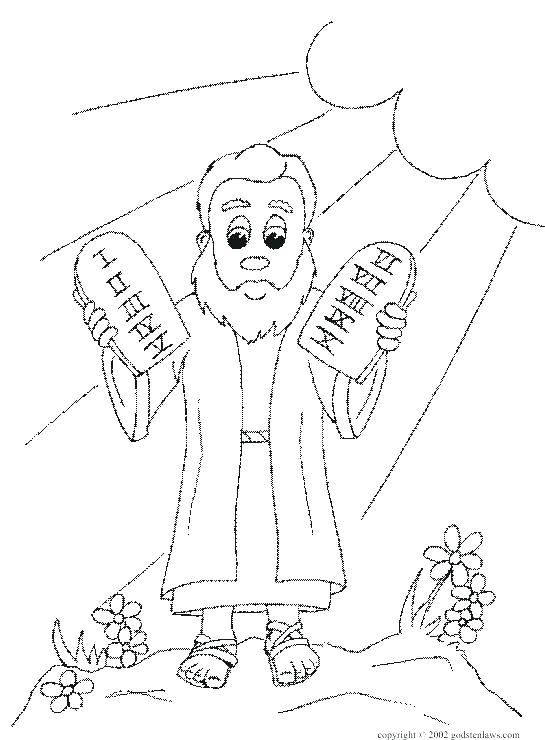 545x740 Ten Commandment Coloring Pages Commandments Coloring Page This Is