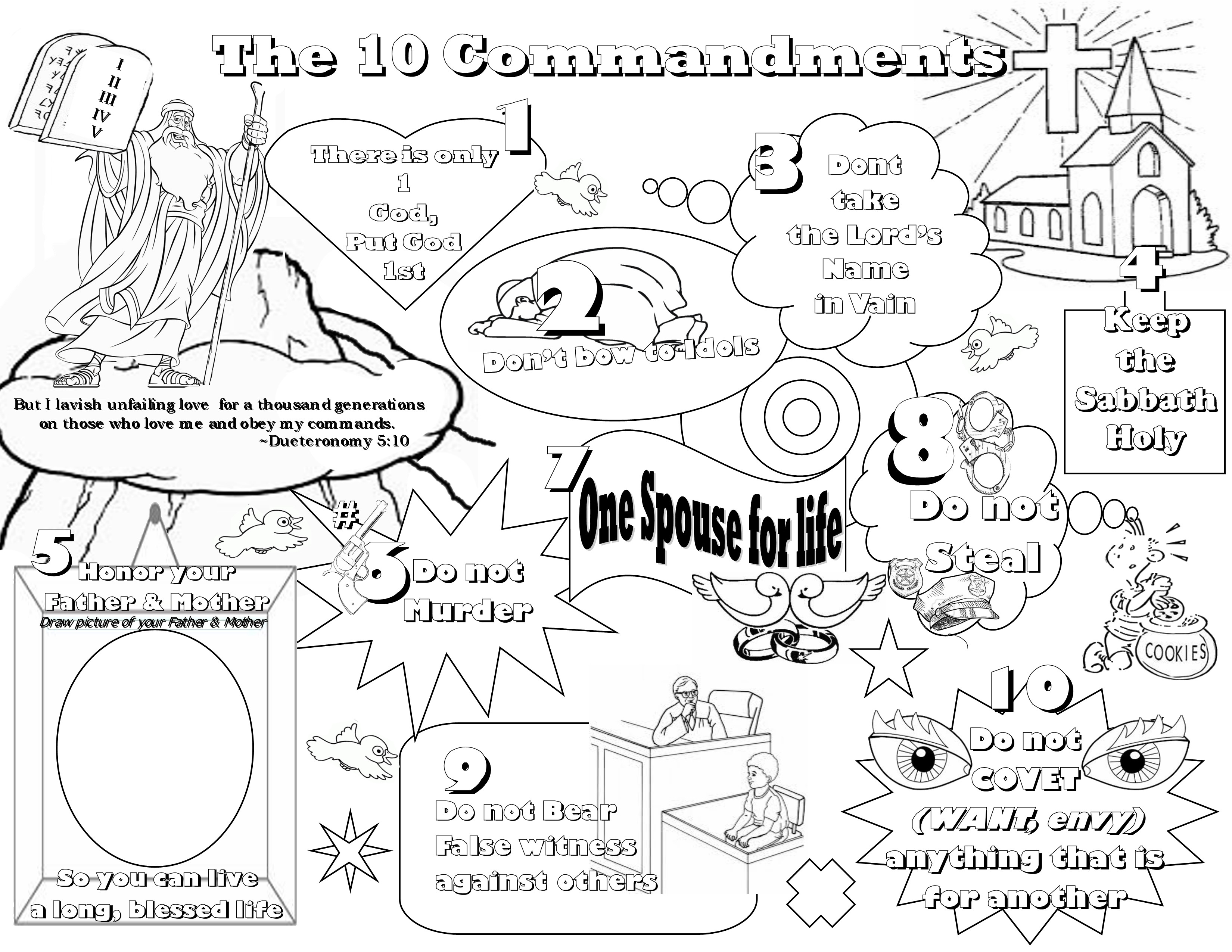 3300x2550 Ten Commandments Coloring Pages Awesome Commandments Coloring