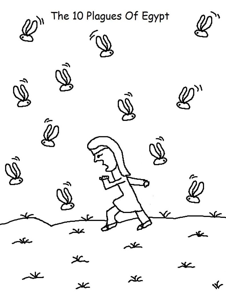 791x1024 Plagues Of Egypt Coloring Pages