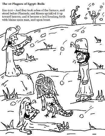 348x450 The Plagues Of Egypt Coloring Pages Plagues
