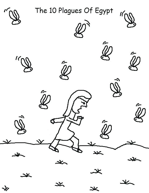 600x777 Coloring Plagues Of Egypt Coloring Pages The Page Colouring