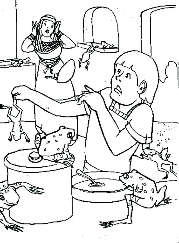 600x813 Plagues Of Egypt Coloring Pages Luxury Ten Plagues Of Coloring
