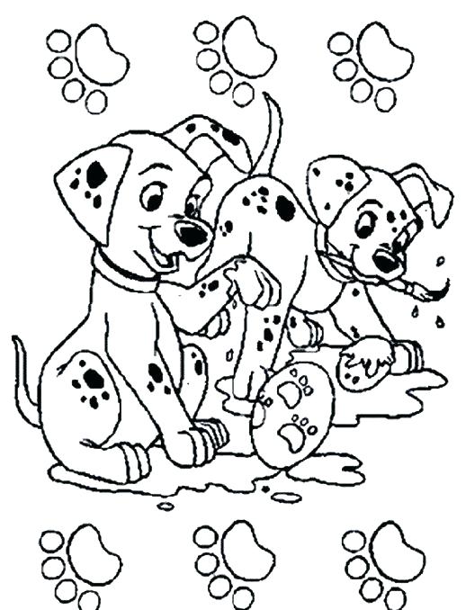 518x678 Dalmations Coloring Pages Dalmatians On A Police Car