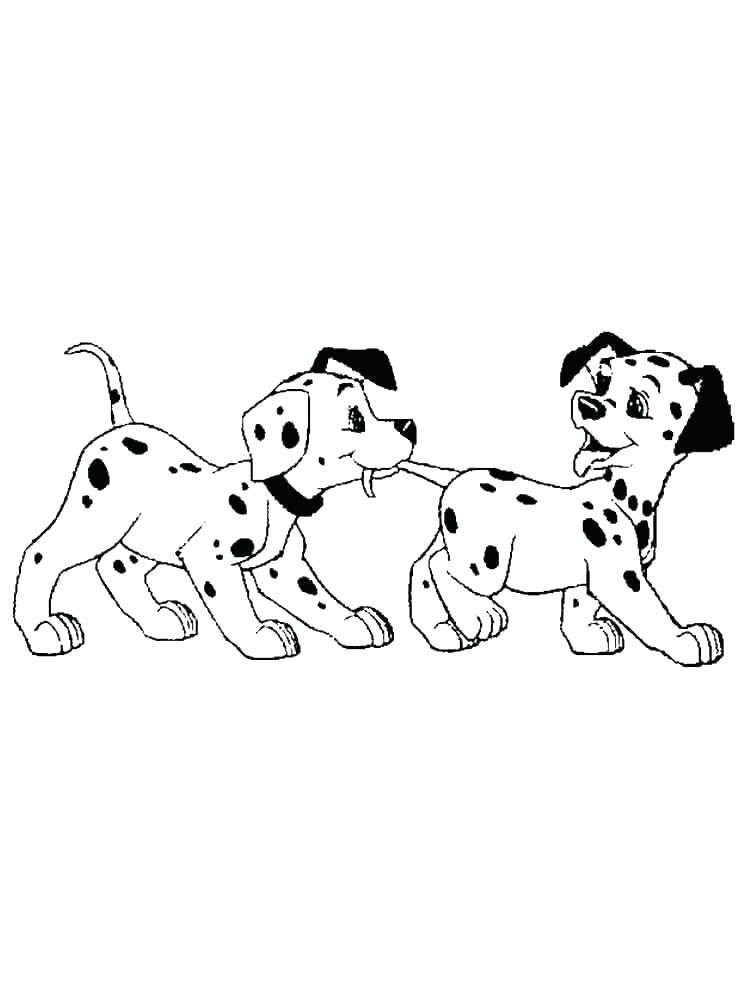 750x1000 Dalmatians Coloring Pages