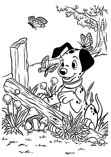 368x520 Disney Dalmatians Coloring Pages Coloring Pages