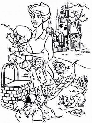 300x399 Mejores De Dalmatians Coloring Pages En