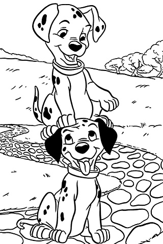 320x478 Dalmatian Puppies Coloring Pages Coloring Pages