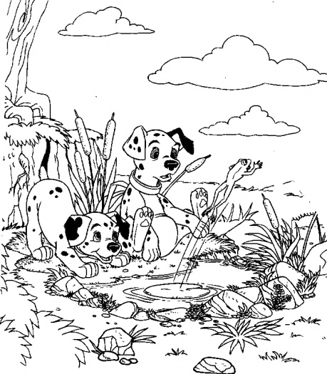 459x525 Dalmatian Dog Colouring Pages Coloring Pages