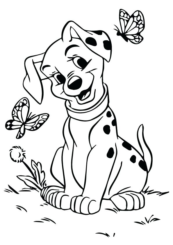 595x842 Dalmation Coloring Pages The Coloring Sheet Of Dalmatians