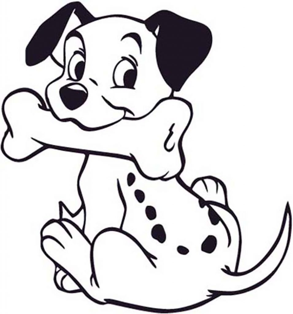 955x1024 Security Dalmation Coloring Page Download Pages A Z