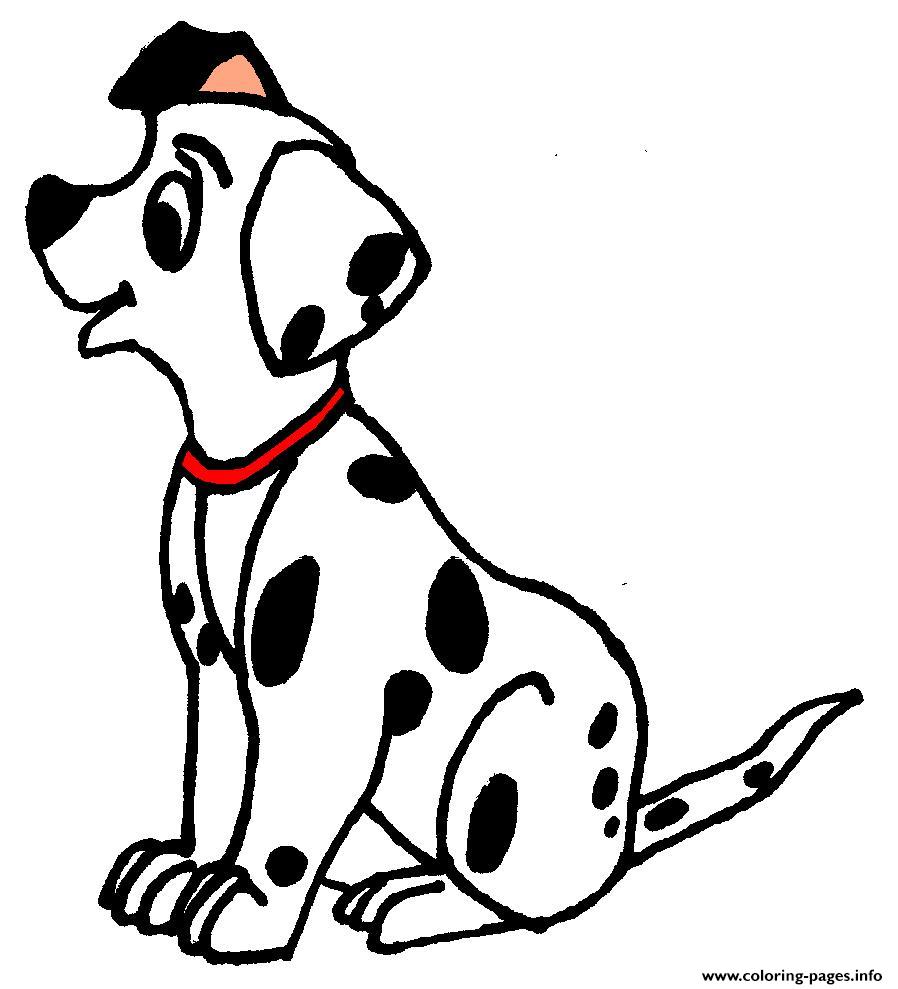 898x989 Dalmation Printable