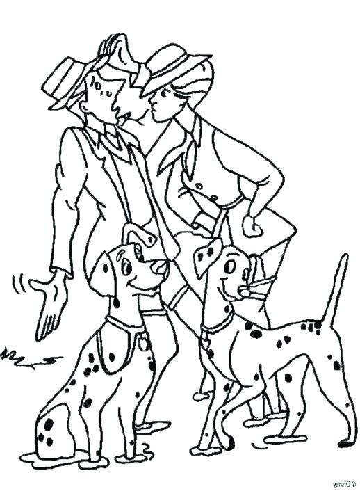 518x713 Dalmations Coloring Pages Dalmatians Coloring Pages Lucky News