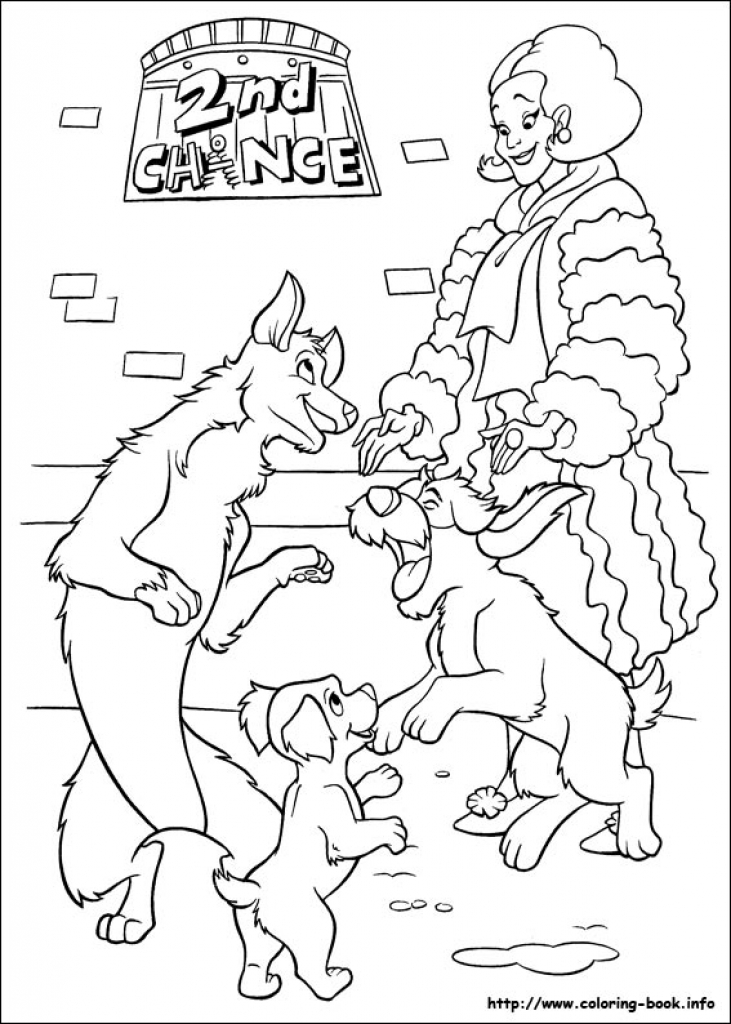 731x1024 Dalmatians Coloring Pages