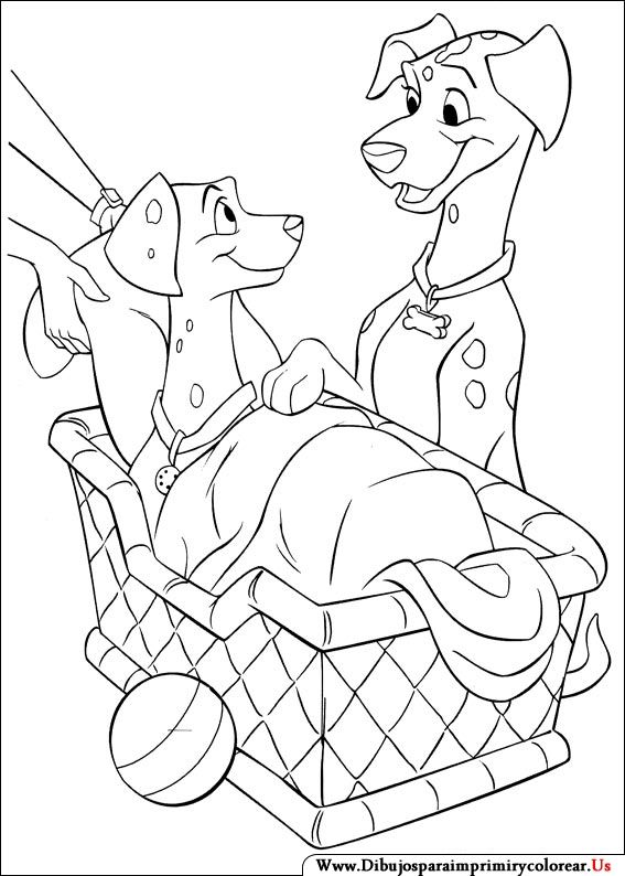 567x794 Best Dalmations Disney Coloring Pages Images
