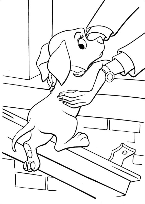 567x794 Dalmatians Coloring Page