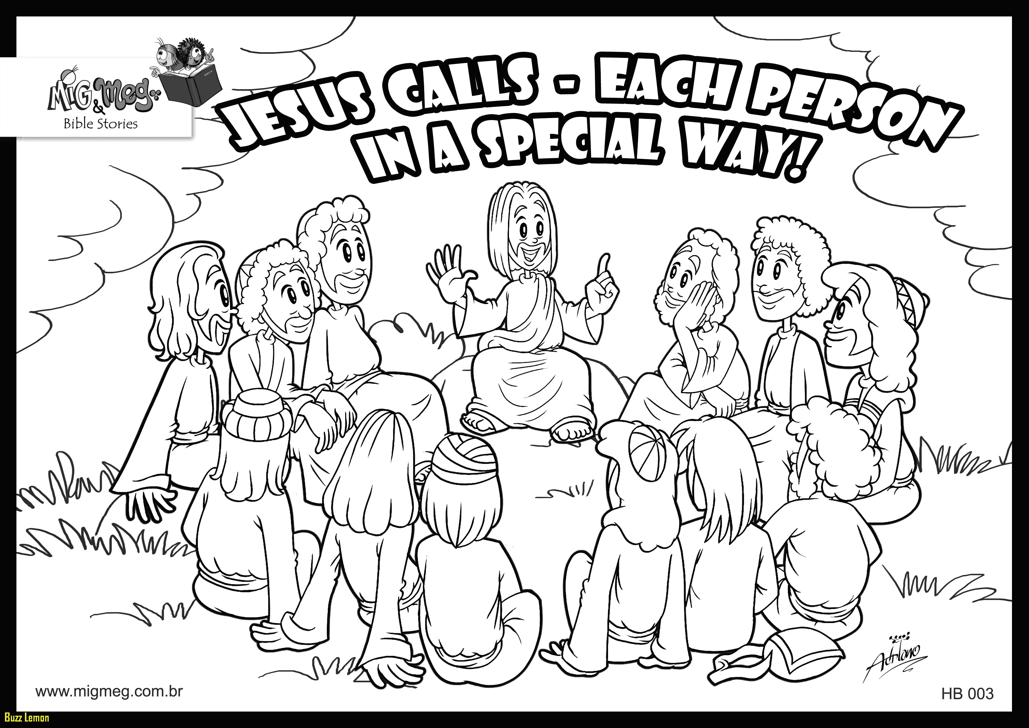 3508x2480 Coloring Page Disciples Inspirational Amazing Jesus