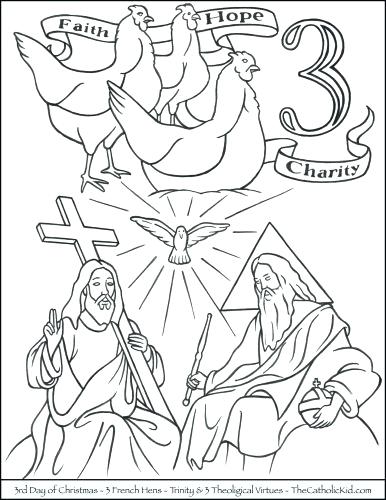 386x500 Days Of Christmas Coloring Pages Golden Rings Free Printable