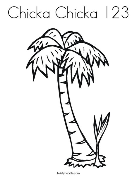 468x605 Chicka Chicka Coloring Page
