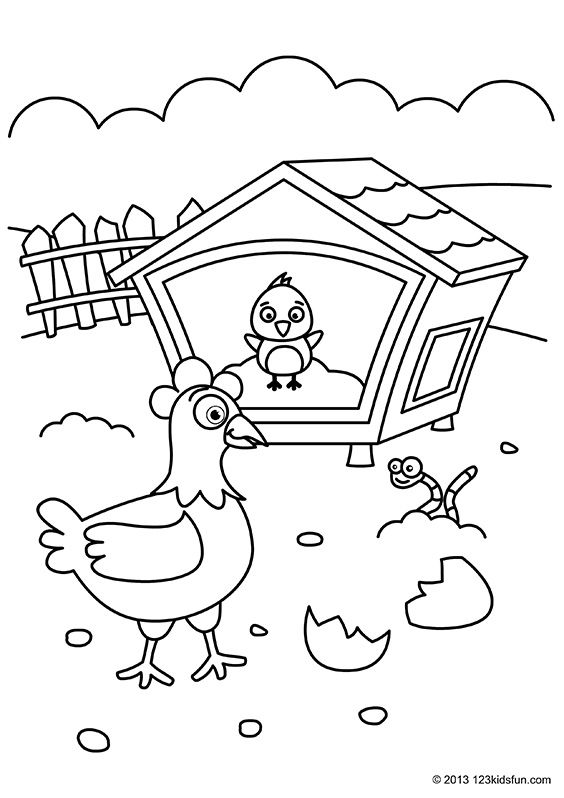 564x798 Free Animals Coloring Pages For Kids Coloring Pages
