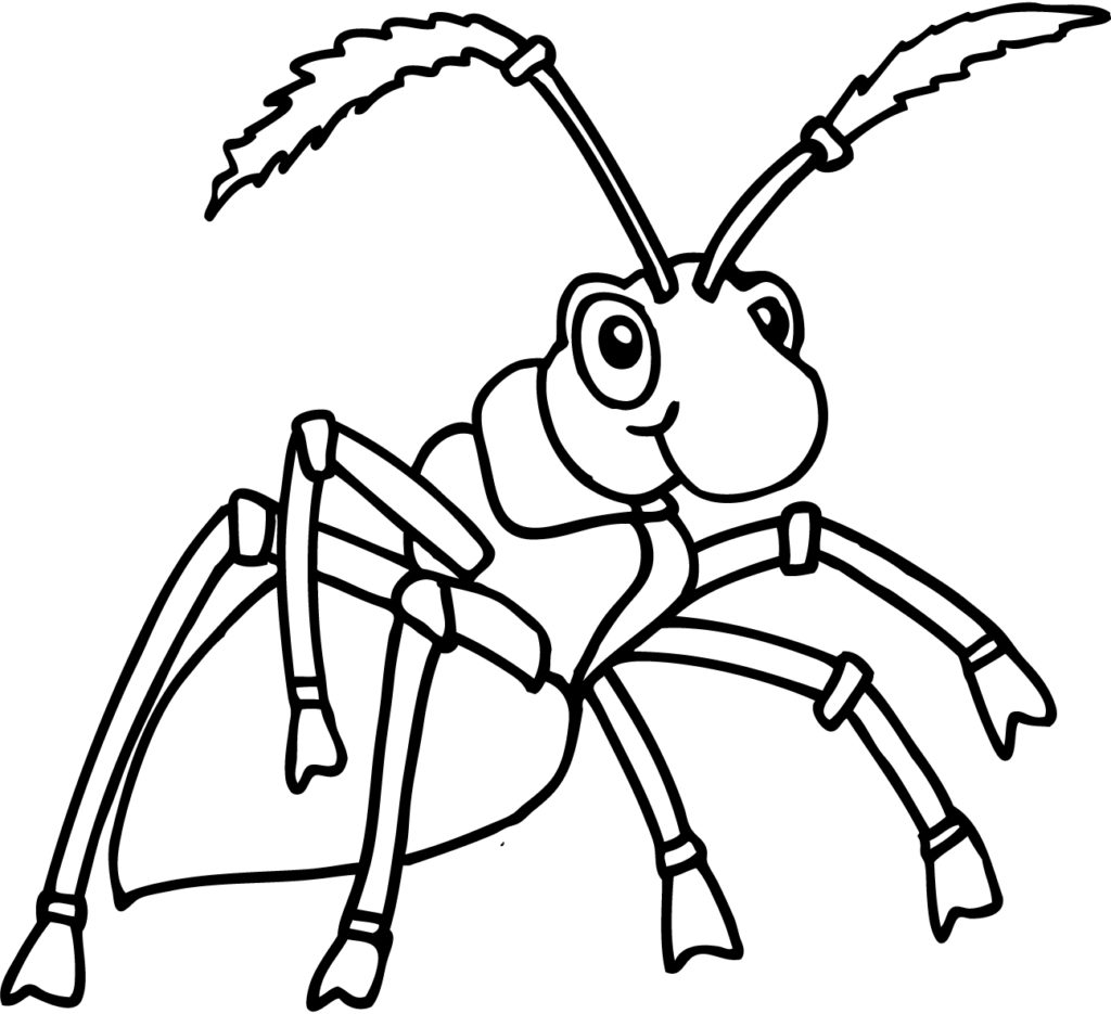 1024x935 Preschool Coloring Pages Ants Printable Letter A Is For Ant