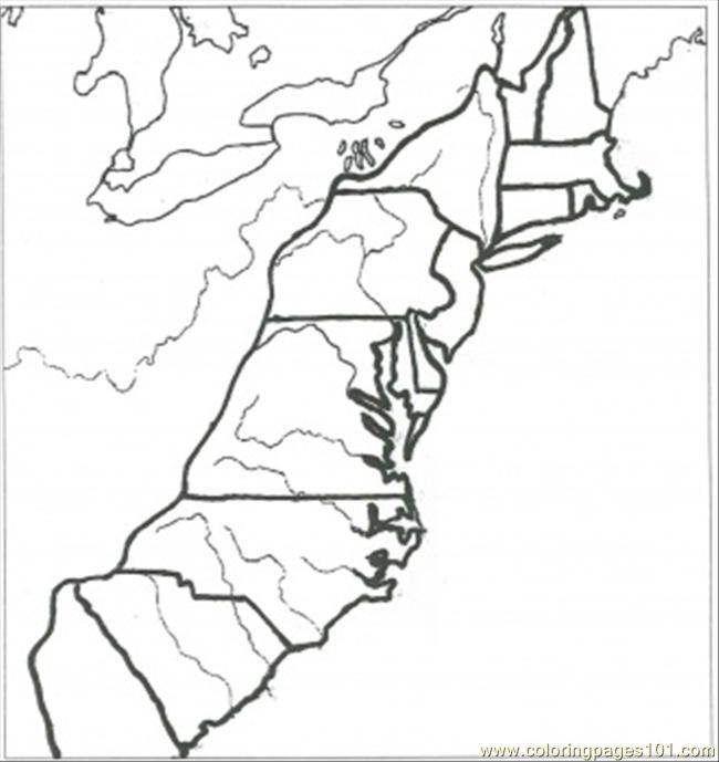 650x689 Colonies Coloring Page