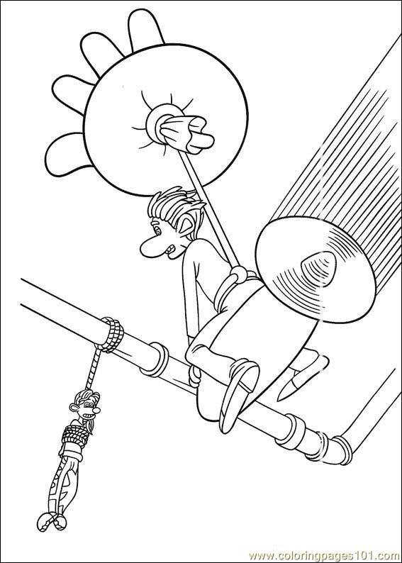 567x794 Flushed Away Coloring Pages