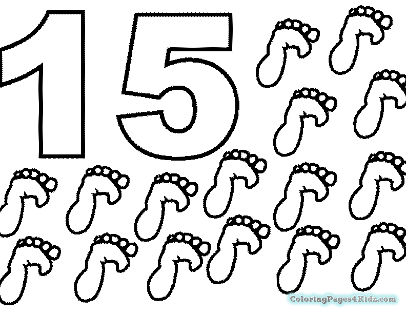 792x612 Number Coloring Page Coloring Pages For Kids