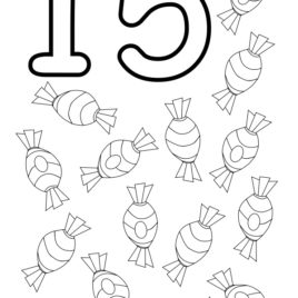 268x268 Coloring Page Of Number Archives