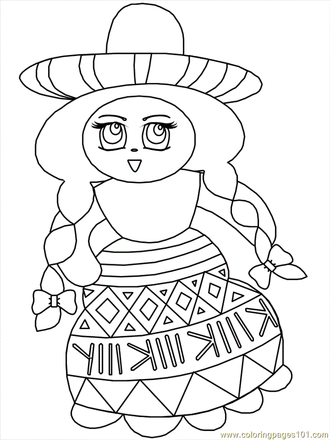 650x866 Mexico Coloring Pages Coloring Pages Of Mexico Printable