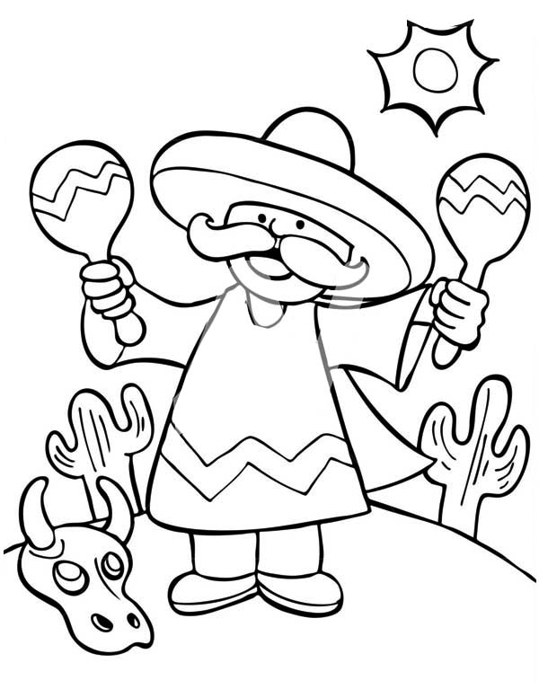 600x777 Unparalleled Mexico Coloring Sheets Pages Sporturka Mexico