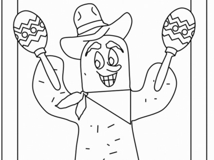 440x330 Mexico Flag Coloring Pages, Coloring Page Mexican Flag