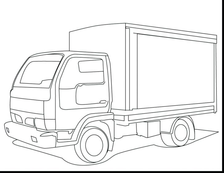 728x563 Coloring Pages For Adults Online Semi Trucks Wheeler Truck Page