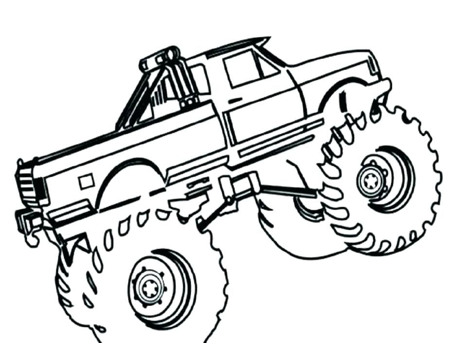 940x705 Wheeler Coloring Pages Cool Monster Truck Coloring Pages As