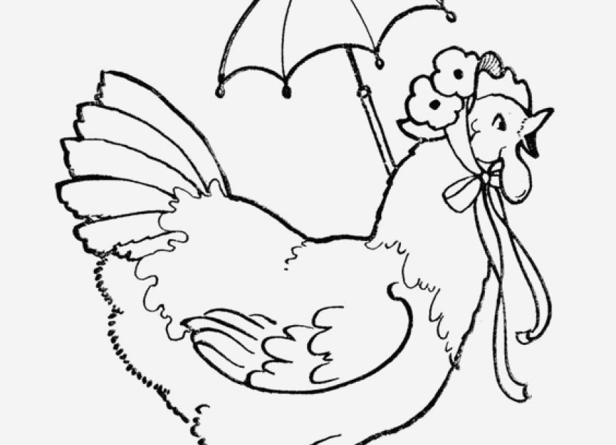 879x635 Photo Hen Coloring Page Innovative
