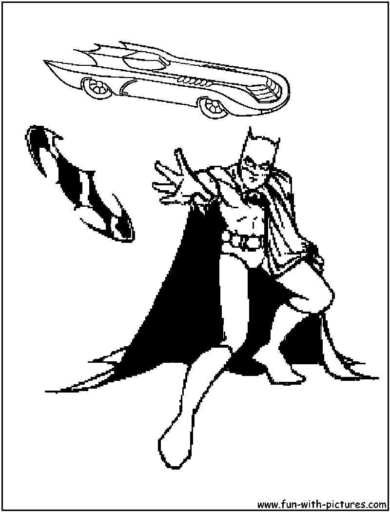 800x1050 Batmobile Coloring Pages