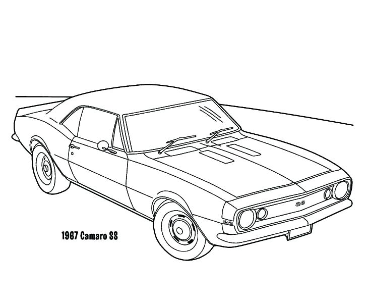 734x600 Camaro Coloring Pages Click The Dodge Charger Rt Coloring Pages
